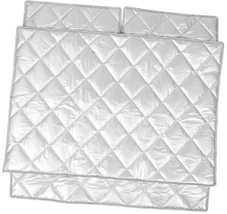CLISPEED Freezer Insulation Cover Chest Freezer Cover Insulated Protective Blanket for Fridge Easy to Install