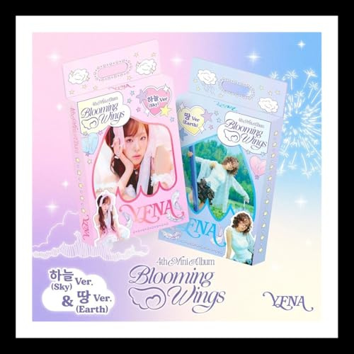 (2 Ver Set.) YENA BLOOMING WINGS 4th Mini ALBUM 2 Photo Book+2 Poster+2 KeyRing+4 Card