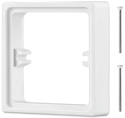 20mm Single Socket Spacer for Electrical Installations – 1 Pack ABS Light Switch Spacer Plate | Ideal for DIY & Home Renovation Projects