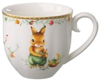 Villeroy & Boch - Annual Easter Edition Jahresbecher 2026 bunt, Becher für Kaffee oder Tee Ostern, Oster Tasse, Kaffeebecher, Heißgetränkebecher, Limitiertes Sammlerstück, Premium Bone Porzellan