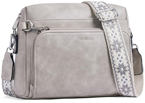 MUIIKOLA Umhängetasche Damen,Crossbody Bag Damen Klein，Damen-umhängetaschen Veganes Leder, Umhängetaschen Damen mit Verstelbaar Schultergurt