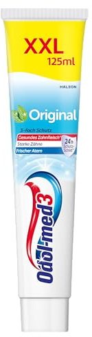 Odol-med3 Original Zahnpasta, 125ml, Zahncreme für die tägliche Zahnpflege