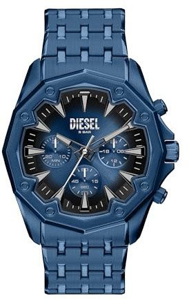 Diesel Stinger Herren 46MM Blaue Edelstahl Uhr, DZ4705