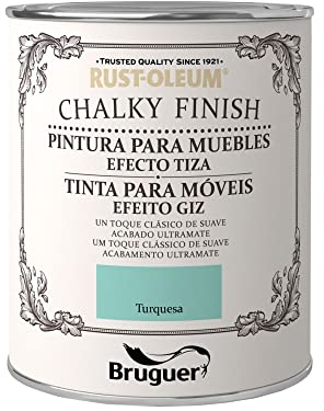 Rust-Oleum Bruguer Chalky Finish Möbelfarbe Türkis 750 ml