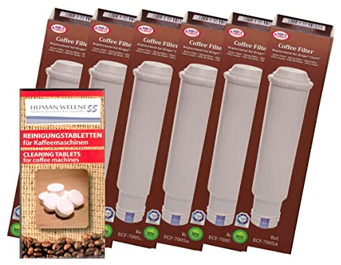 6 x Filterpatrone kompatibel Nivona NIRF700 Kaffeevollautomaten + 10 Reinigungstabs