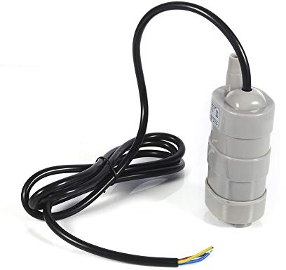DEWIN Micro Submersible Water Pump, Mini DC 12V Vertikale Tauchmotorwasserpumpe 1000L/H for Aquarium Fischteich (Größe : 1.5M Schwarze Blanke Linie)