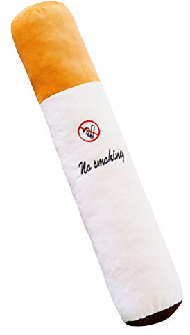 NUOBESTY Neuheit Zigarette Kissen Nicht Rauchen plüschtier zylindrischen Sofa Dekoration Geschenke für zu Hause Auto verwenden 50 cm (ohne inneren behälter)