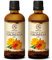 Huile de Calendula 200ml - 2x100ml - Pur & Naturel - Huile de Base - Riche & Minéraux - Vitamines - Multifonctionnel - Huile Corporelle - Soins pour le Visage - Corps - Cheveux - Peau