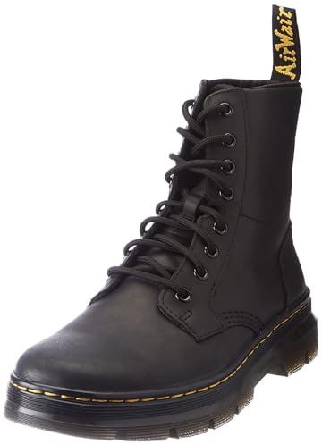 Dr. Martens 8 Eye Boot Springerstiefel, Black Wyoming, 39 EU