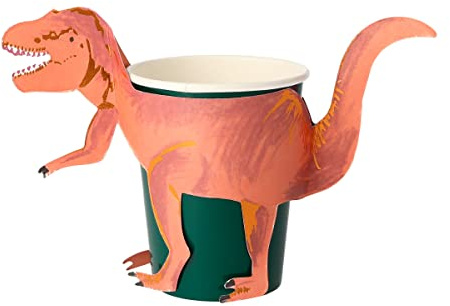 Meri Meri T-Rex Party Cups (Pack of 8)