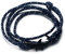 Halukakah ● SAIL ● Men's Nylon Rope Cord Bracelet Multilayer Deep Sea Blue Polka Dot Handmade Black Shark Clasp 8.26/21cm with Free Giftbox