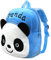Kindergartenrucksack für Jungs und Mädchen, PTN Nette Cartoon Kinder Schultasche, 3D Stereo Blau Panda Kleinkind Kinder Schultasche, Geschenk Kleiner Rucksack für Kinder Kleinkind 1-7 Jahre
