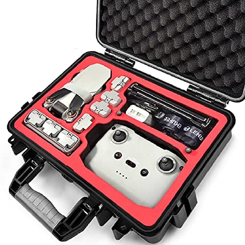 LEKUFEE Custodia Rigida Impermeabile per DJI Mini 4K/DJI Mini 2 SE Combo/DJI Mini 2 Combo/DJI Mini SE Drone/DJI Mavic Mini e Accessori (solo custodia)