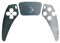 DeinDesign Skin kompatibel mit Sony Playstation 5 Controller PS5 Folie Sticker HSV Hamburger SV Metallic Look