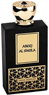 Swiss Arabian Areej Al Sheila Eau de Parfum Unisex 100ML – Eine Luxuriöse Mischung aus Goldenen Gewürzen, Samtiger Rose und Reichhaltigem Oud – Fesselnder und Raffinierter Duft