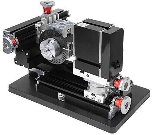 LANTRO JS Drilling Milling Machine 100V to 240V 60W All Metal High Power Milling Machine DIY Tool