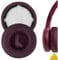 Geekria QuickFit Ersatz-Ohrpolster aus Proteinleder für JBL Live 400BT Kopfhörer, Headset, Ohrpolster, Reparaturteile (rot)