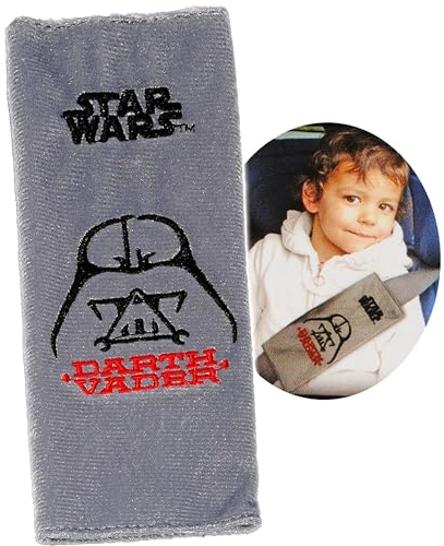 alles-meine.de GmbH Gurtschoner/Gurtpolster - Star Wars - Darth Vader - Gurtschutz - für Sicherheitsgurt als Gurt Polster - für Auto/Kindersitz - Schoner Autositz - Kinde..