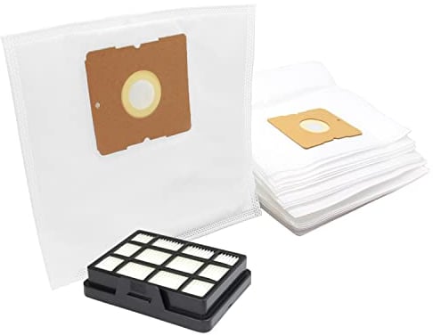 MisterVac 20 x Vacuum Cleaner Bags + Filter Compatible with Hanseatic VCB35B15C-1J7W-70