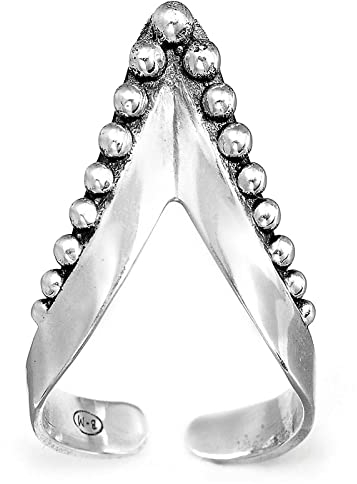 PAIHUIART Ring Ringe Damen Bijouterie Frauen Schmuck Einstellbare Goth Buchstabe V Ringe Für Frauen Offene Stulpe Fingerring Party Vintage Ringe Weibliche Schmucksachen Resizable S541