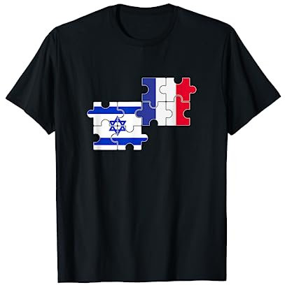 Israël France Drapeau Français Israélien T-Shirt