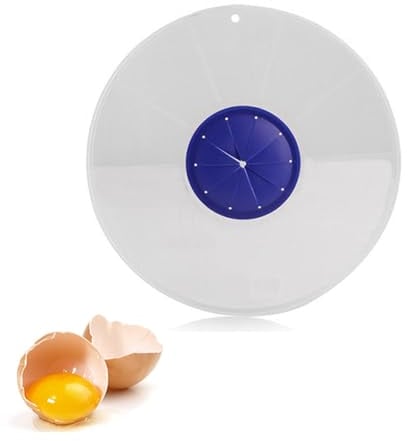 Deruaku Mixing Bowl Cover, 30cm/11.8inch Silicone Splatter Lid, Fits 30cm Mixing Bowl for Egg Splatter Cover Splash Guard Anti Spill, Ideal For Cooking and Baking, Dishwasher Safe, Kitchen Gadget