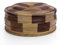 Handcrafted Wooden Mexican Tortilla Warmer Basket Indian Chapati Roti Bread Holder Box Pancake Keeper Serveware Hot Pot Casserole Dish with Lid Home Kitchen Dining Decor Natural, 23 x 9 cms