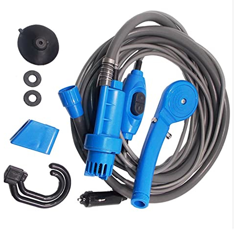 GATSUN Accessoires de Caravane 12V, Ensemble de Douche d'extérieur for Camping-Car, Lave-Linge Portable, Pompe à Eau de Voiture, Voyage for Chien de Compagnie, Ensemble de Douche