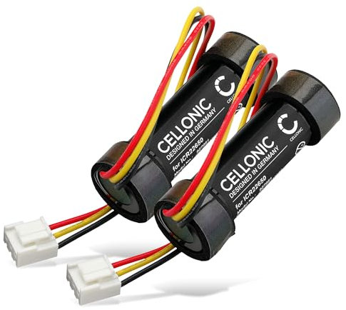 CELLONIC, Akku für Lautsprecher kompatibel mit Harman Kardon Onyx Studio 4, ICR22650 (3.7V, 3000mAh) 2 Stück