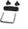 Oniissy Roof Box Car Van Mounting Fitting Set, U Bolt Roof Rack Clamps for Inner diameter 6cm/8cm Luggage Frame Retainer Clip Roof Bar Mounting U Bracket, Roof Box U Bolts(Inner diameter 8cm)
