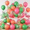Hawaii Deko Flamingo Luftballons 12 Zoll Tropische Ballons Grüne Rosarot Luftballon Blätter Hawaiianisch Flamingo Party Dekoration Ananas Sommer Geburtstag Babyparty Hellrosa Grüne Helium Latex Ballon