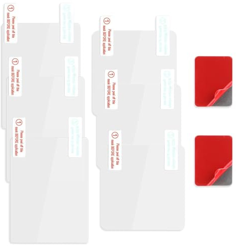 Electrostatic Film for Dash Cam, Sticker Shield for Windshields Double-Sided Adhesive Pad Electrostatic Stickers for Dash Cam Adhesive Clear Static Cling Films for Suction Cup Mounting