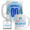 Taza personalizada Málaga - Regalo Original para aficionados del Futol - Personaliza tu taza de desayuno - Taza de Desayuno café