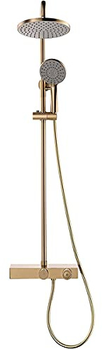 Regendusche, Wandmontage, Dusch-Kombi-Set, Warm- und Kaltwasser-Badezimmer-Duscharmatur-Set mit 8-Zoll-Regenduschkopf, Handbrause, Badewannenarmatur