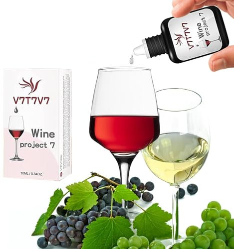 1 confezione di gocce filtranti per vino, amanti del vino bianco rosso, rimozione solfiti, accessori per la pulizia senza sapore, filtro per istamine e solfiti, regalo per lui uomini e donne