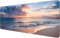 PORNHUX Extended Gaming Mouse Pad with Stitched Edges, Large Mouse Pad, Long XXL Keyboard and Mouse Pad, Desk Mat for Gaming, Office and Home, Galaxy Space (Beach)