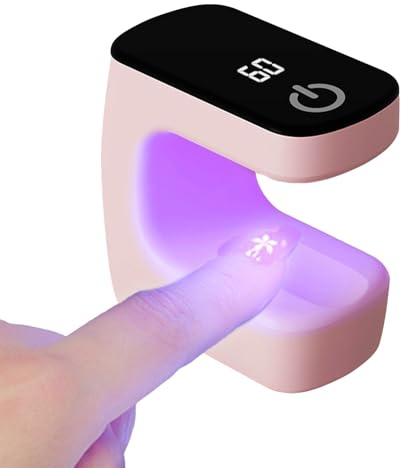 Gel UV Light - Polish Setting Unit, Mini LED Dryer | Fast Acting Gel Hardener, Sleek Cordless Curing Machine for Stylish Fingertip Designs For Women On-The-Go Event Preparations and Fashion Care