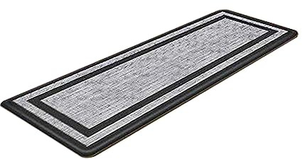 Correa Anti-Fatigue and Anti-Skid Mats for Kitchen Floor Mats, Household Oil-Proof and Floor-Free Easy to Use Black