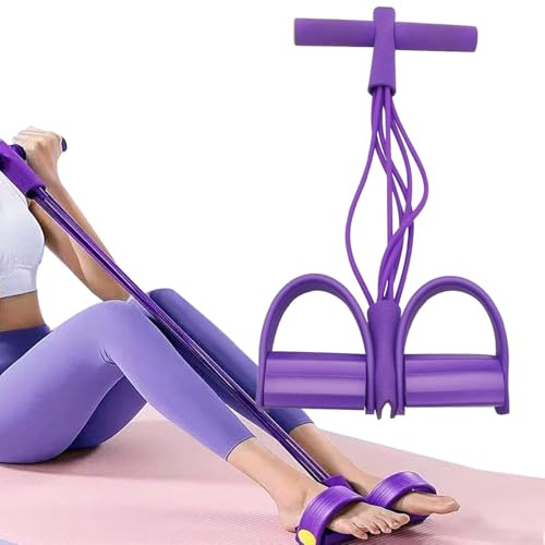 ZenithBurst Xuwajeyu Pedalwiderstandsgerät, Resistance Bands Set mit 6 Zügen, Multifunktionale Widerstandsbänder für Ganzkörpertraining, Fitness für Zuhause & Unterwegs