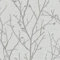 Boutique Silver Water Silk Sprig Wallpaper