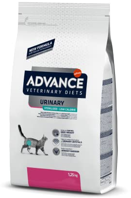 Advance Veterinary Diets Urinary Low Calorie, Pienso para Gatos para el Control del peso y protección de las vías urinarias, 1,25kg