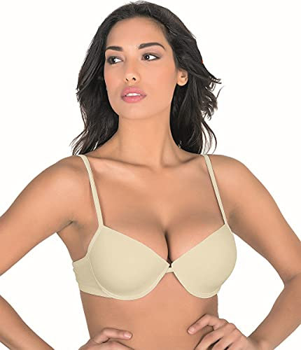 ARIS Reggiseno Simona con Ferretto E Push-UP Colore Nudo TG 3B
