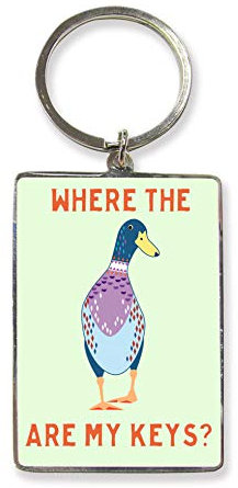 Heartwarmers & Slogans Schlüsselanhänger – Where the Duck are my Keys?, Where the Duck, One size
