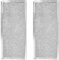 IROLEN Filtro de grasa para microondas, aluminio, paquete de 2, se adapta a GE, Samsung y muchas marcas, reduce los olores, filtración multicapa superior, W10208631A