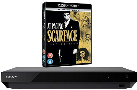 Sony UBP-X500 MULTIREGION Bundle with Scarface Ultra HD 4K Blu-ray Disc