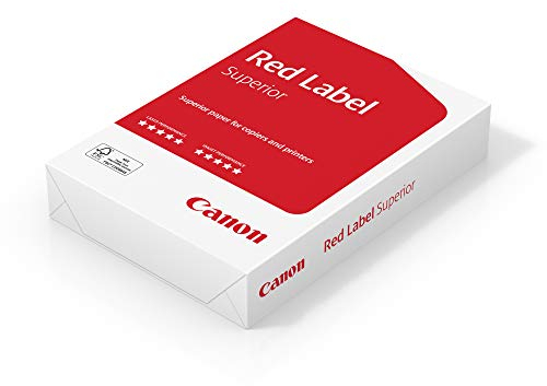 Canon Red Label 99822064 Superior High White 2-fach gelocht FSC A4 80 g/m² (1 x 500 Stück) Kopier-/Laser- und Tintenstrahldrucker-Papier, 99822064
