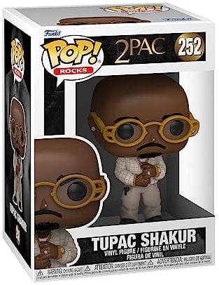Funko Pop! Rocks: Tupac - Loyal to The Game - Vinyl-Sammelfigur - Geschenkidee - Offizielle Handelswaren - Spielzeug Für Kinder und Erwachsene - Music Fans - Modellfigur Für Sammler und Display