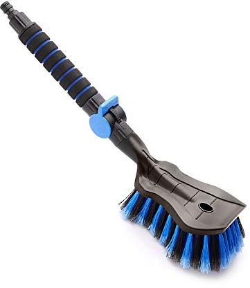 ToM-PaR Waschbürste Auto “Nice Touch Premium” 44 cm - Autowaschbürste mit Schlauchanschluss - Fachmann Autopflege - Autobürste - Shine Armor - Car Accessories