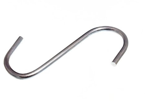 One Stop DIY S-Haken, Stahl, verzinkt, 100 mm, 40 Stück