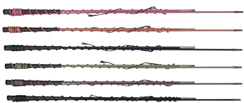 NETPROSHOP Longierpeitsche Teilbar mit Gel-Feeling-Griff Länge 180 cm Hub 215 cm Farbwahl, Farbe:Schwarz
